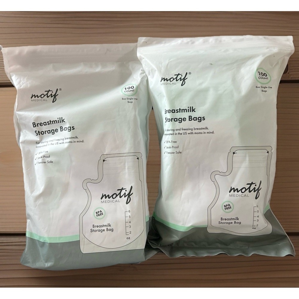 Motif 2 Breastmilk Storage Bags 100 Count Each BPA Free Leak Proof NEW Sealed‎
